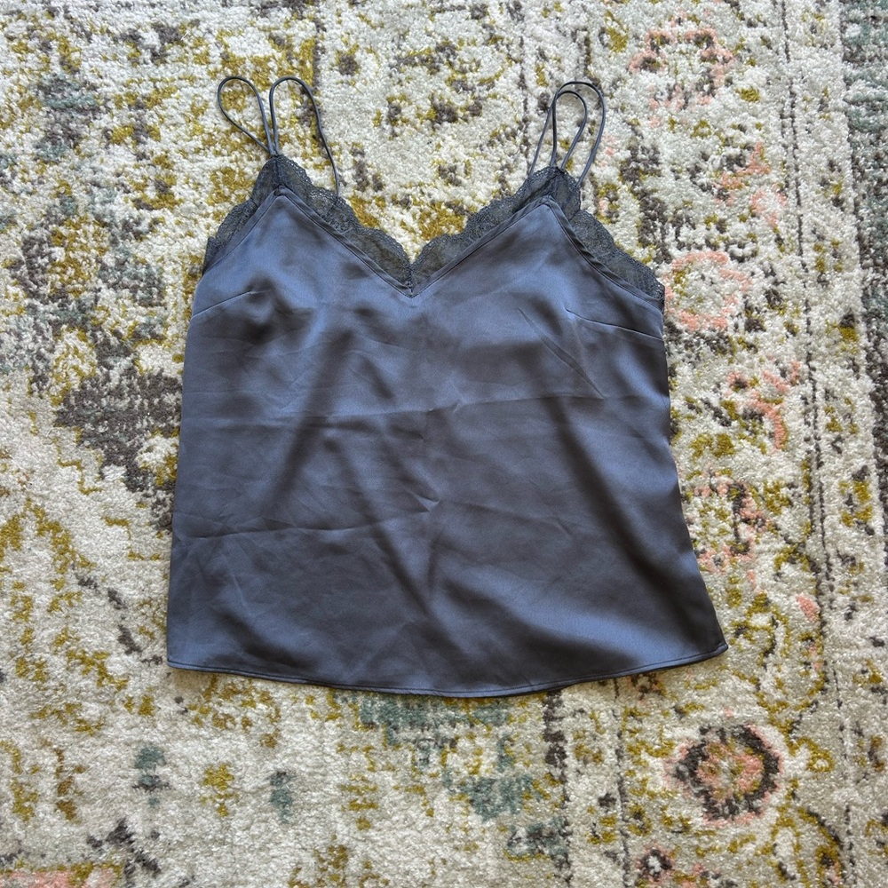 Lace Trim Tank Top